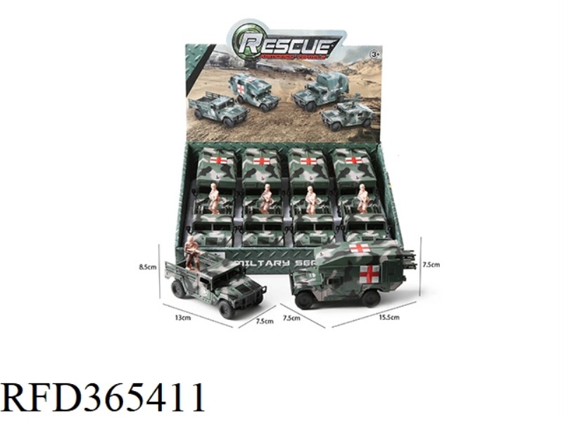 INERTIAL HUMVEE (8PCS / 2 MIXTURES)