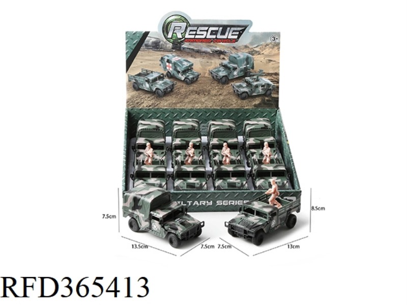 INERTIAL HUMVEE (8PCS / 2 MIXTURES)