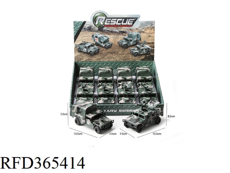 INERTIAL HUMVEE (8PCS / 2 MIXTURES)