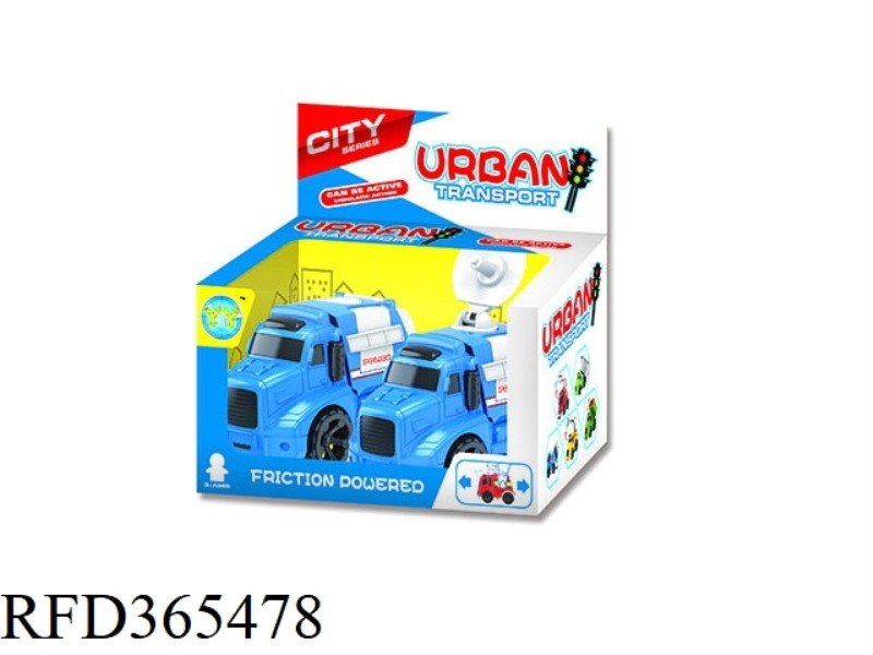 AMERICAN POLICE CAR 2PCS