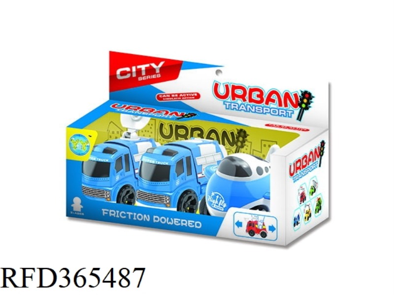 EUROPEAN STYLE POLICE CAR 3PCS