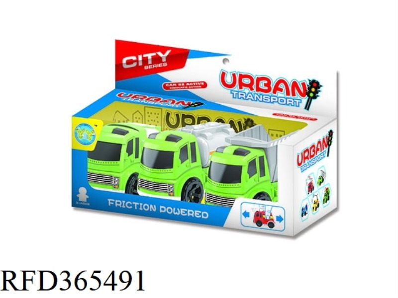 EUROPEAN-STYLE SANITATION TRUCK 3PCS