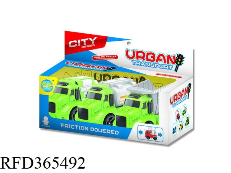 AMERICAN SANITATION TRUCK 3PCS