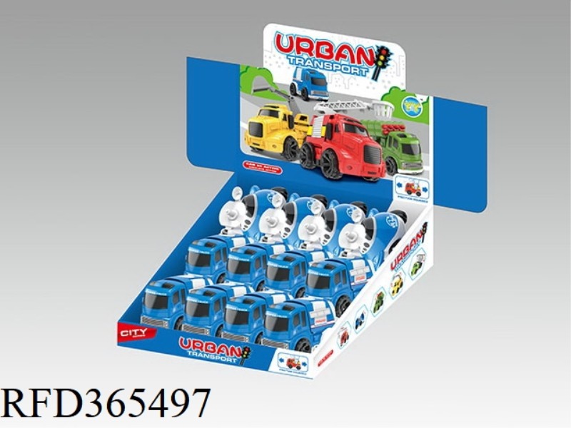 EUROPEAN STYLE POLICE CAR 12PCS