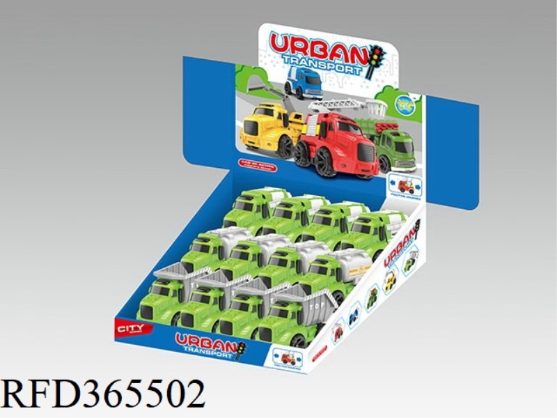 AMERICAN SANITATION TRUCK 12PCS