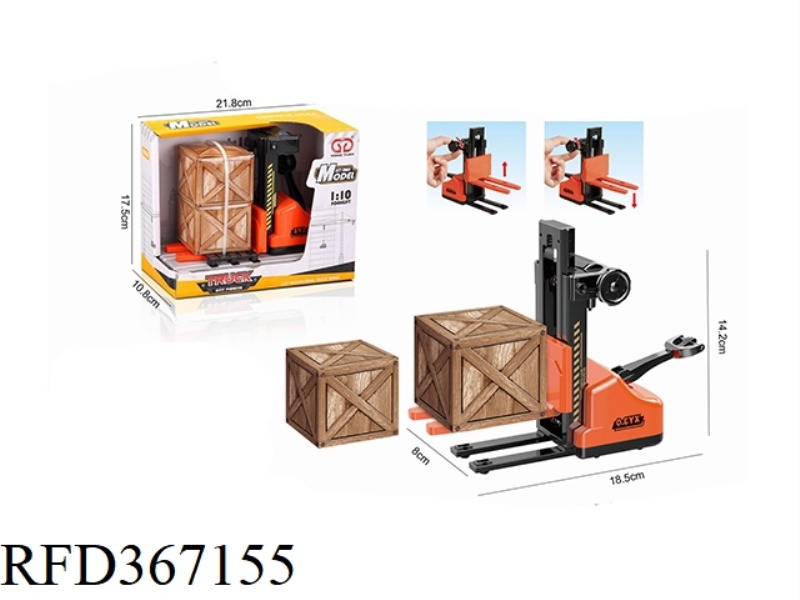 SLIDING HAND PRESS FORKLIFT TRUCK