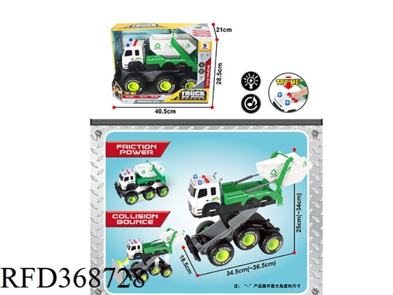 INERTIAL IMPACT DEFORMATION SANITATION CRANE