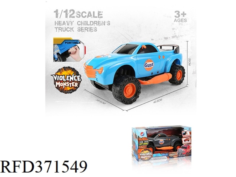 INERTIA MONSTER CHEVROLET PORTABLE CAR 1:12