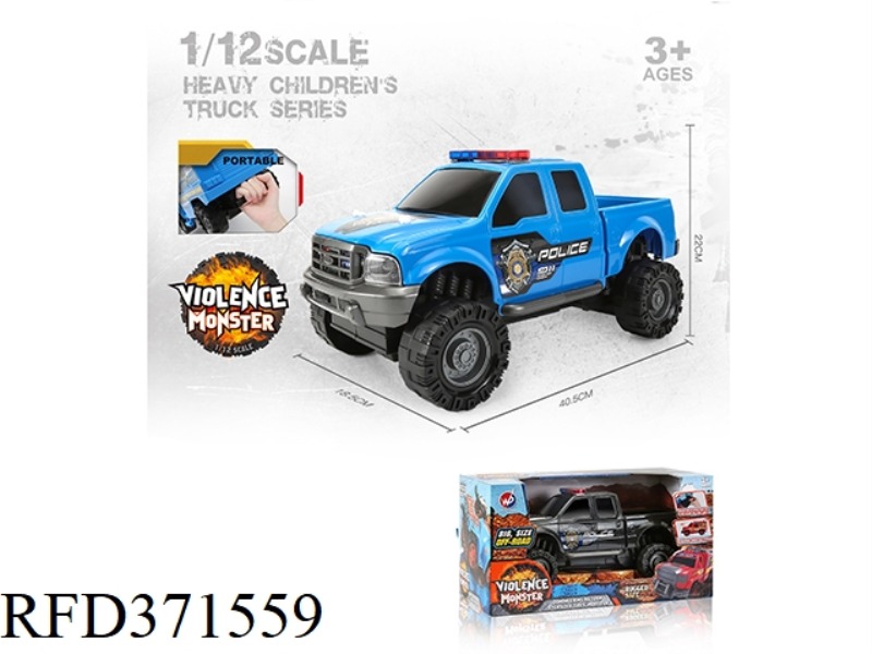 INERTIA POLICE PORTABLE CAR 1:12