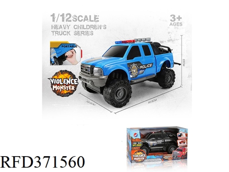 INERTIA POLICE PORTABLE CAR 1:12