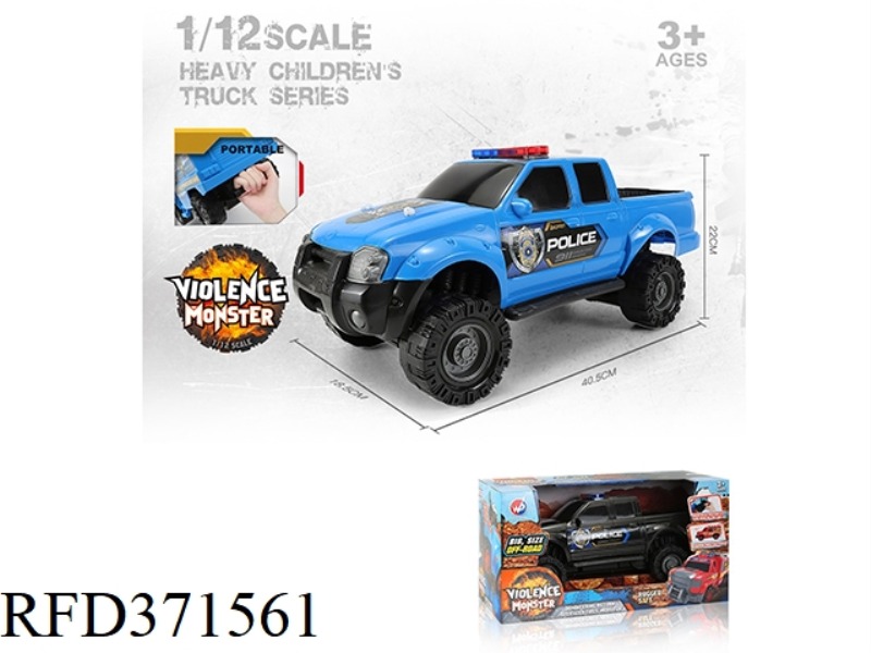 INERTIA POLICE PORTABLE CAR 1:12