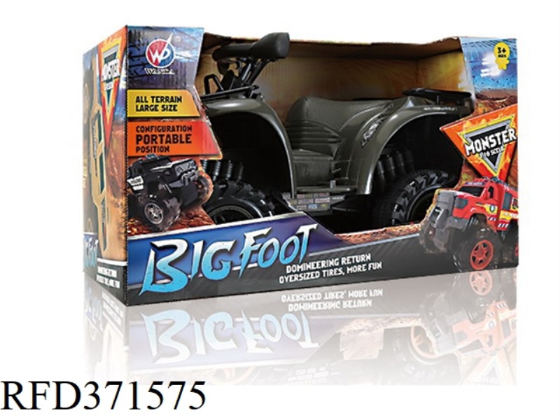 INERTIA MONSTER MILITARY BEACH MOTORCYCLE CAR 1:10