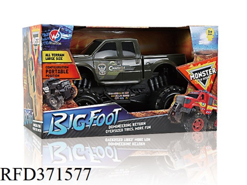 INERTIA MONSTER MILITARY PICKUP TRUCK 1:10
