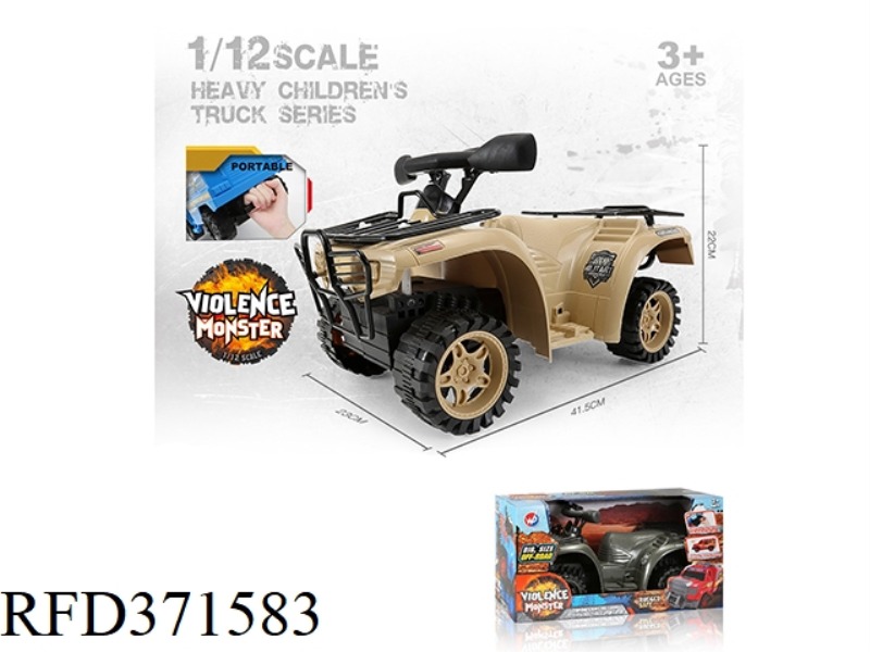 INERTIAL BEACH MOTORCYCLE PORTABLE CAR 1:12