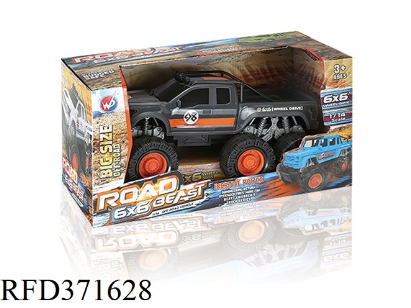 INERTIA FORD RAPTOR 6X6 1: 14