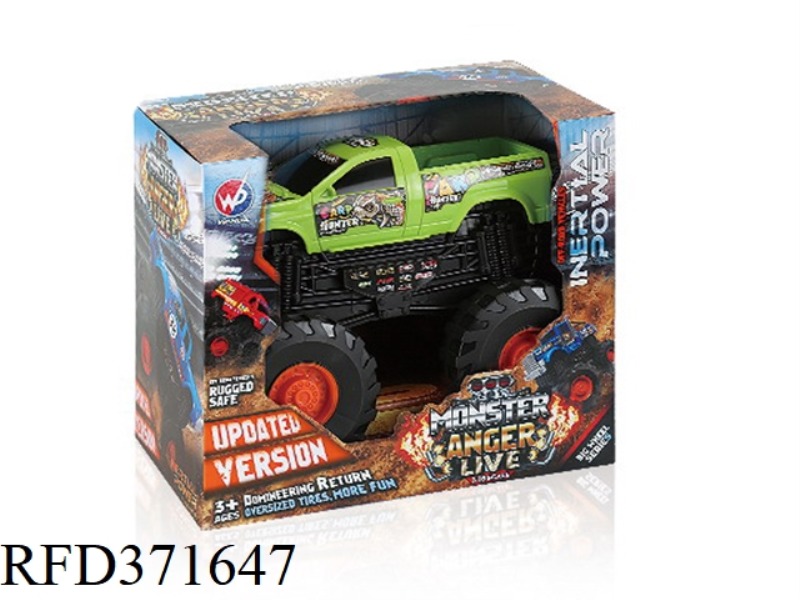 INERTIA MONSTER DODGE RAM PICKUP 1:16