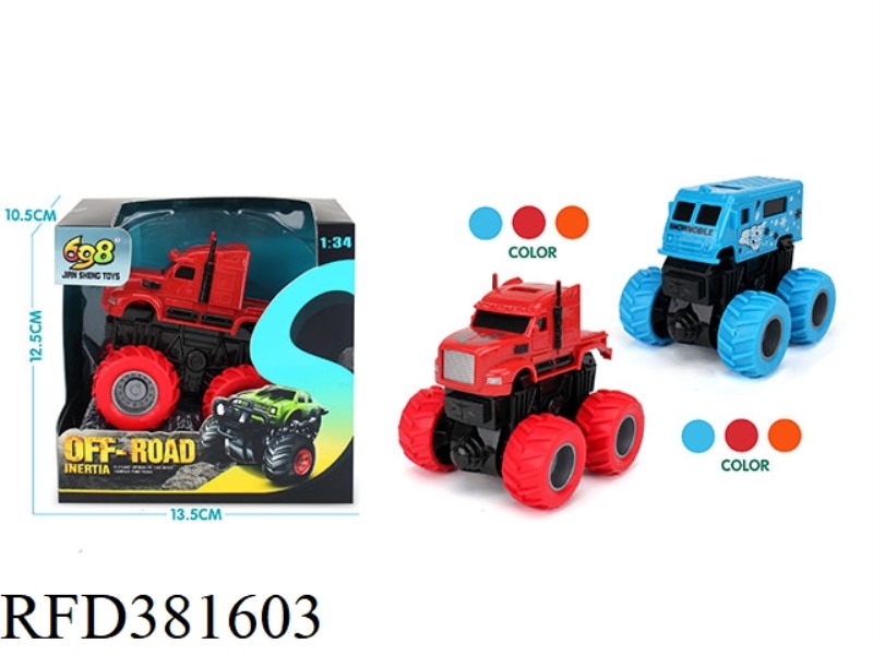DOUBLE INERTIA SNOWPLOW, CONTAINER TRUCK