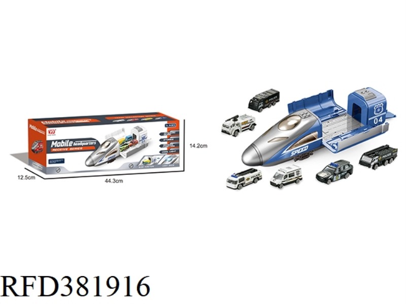 INERTIAL POLICE TRAIN STORAGE (WITH LIGHT AND MUSIC)