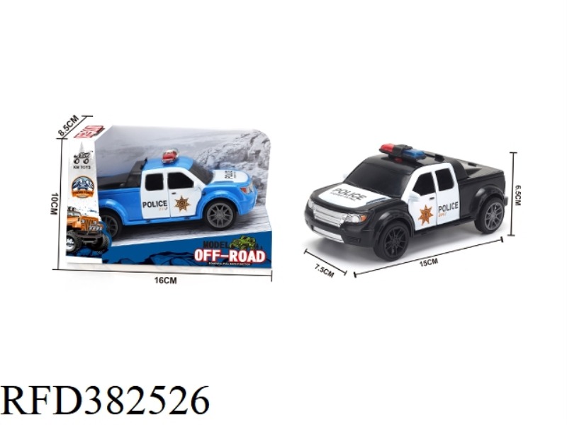 1:28 PICKUP POLICE CAR INERTIA CAR