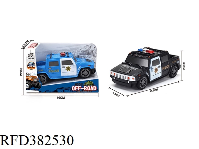 1:28 HUMMER POLICE CAR INERTIA CAR