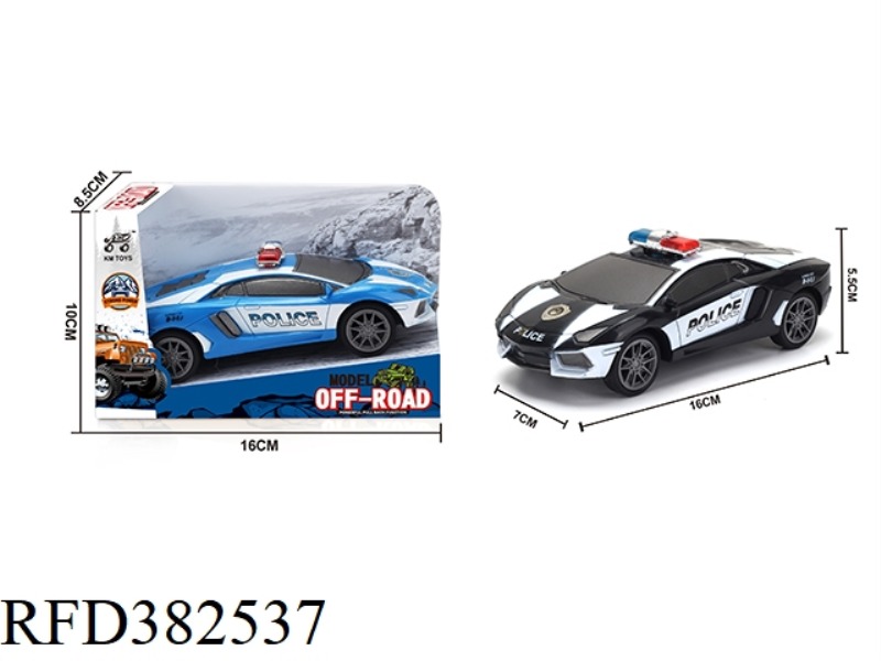 1:28 LAMBORGHINI POLICE CAR INERTIA CAR