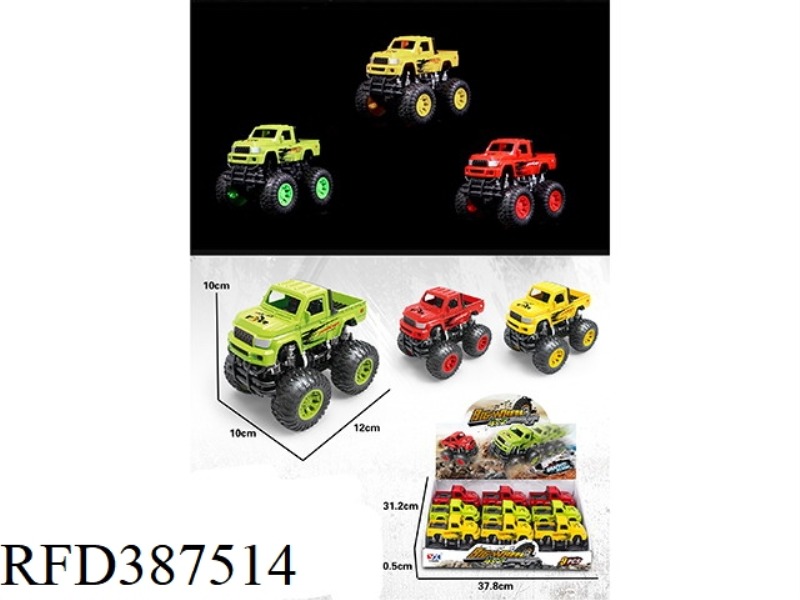 BIG WHEEL CLIMBING PICKUP TRUCK 9PCS