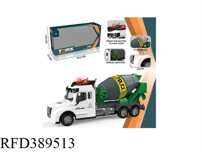 FRICTION CEMENT MIXING ENGINEERING TRUCK WITH LIGHT AND SOUND
