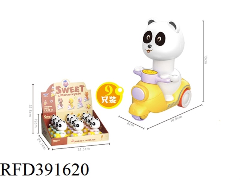 PRESS THE INERTIAL WHITE PANDA 9PCS