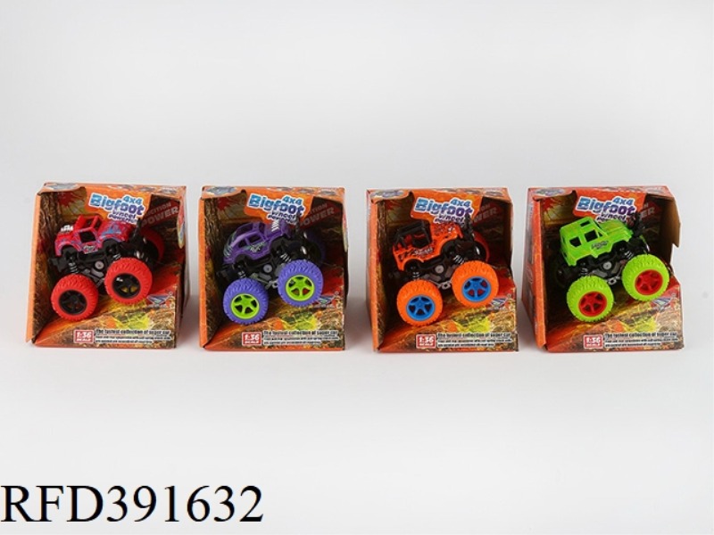 1:36 PLASTIC DOUBLE INERTIA FACTORY PATTERN FOUR-COLOR MIXED