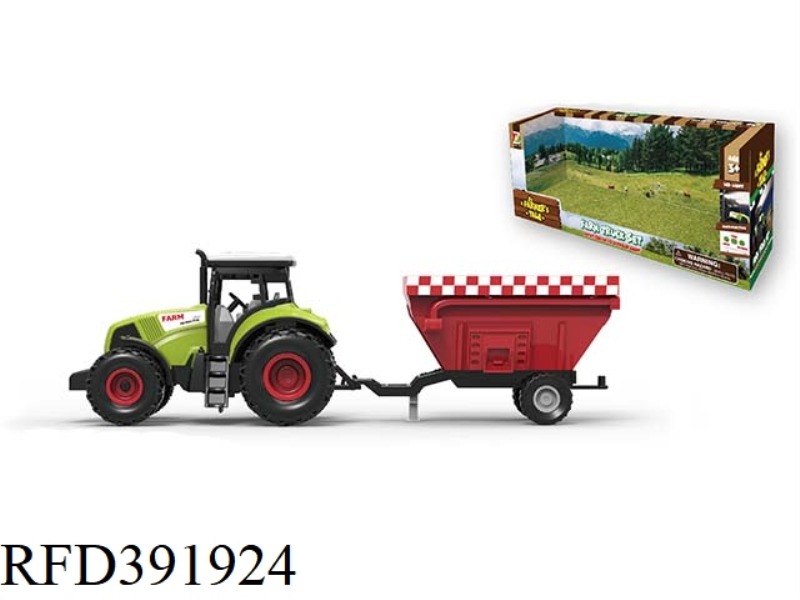 INERTIAL FARMER RICE BUCKET WAGON WITH LIGHT AND SOUND EFFECTS