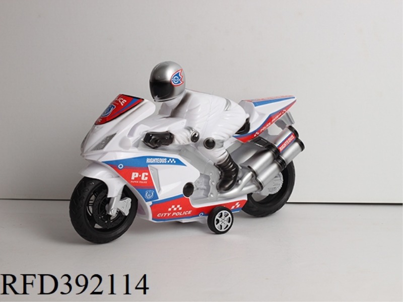INERTIAL MOTORCYCLE POLICE CAR