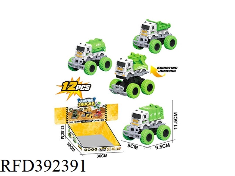 INERTIAL IMPACT DEFORMATION OF LARGE WHEELER SANITATION VEHICLE