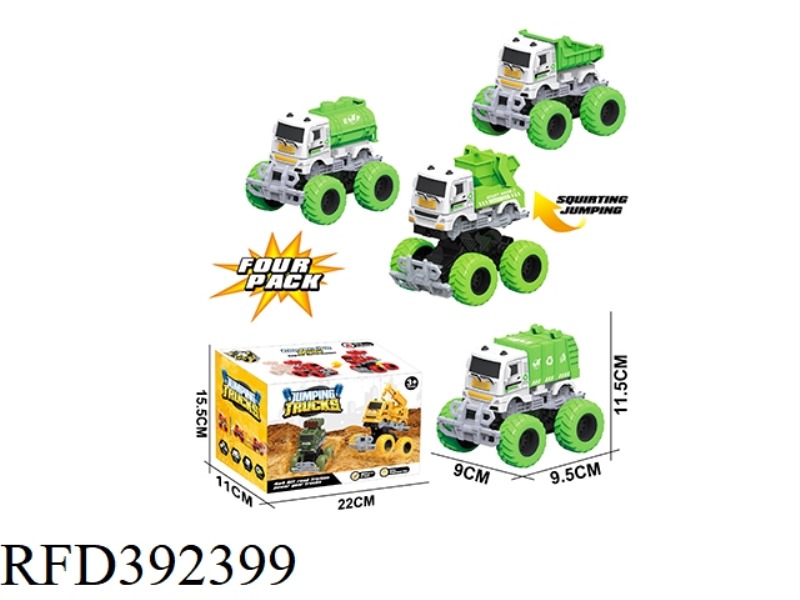 INERTIAL IMPACT DEFORMATION OF LARGE WHEELER SANITATION VEHICLE