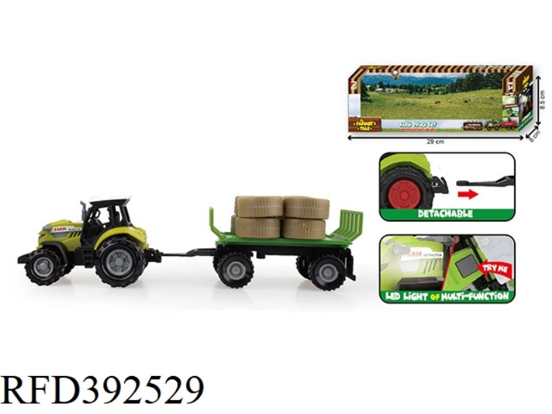 SLIDING FARMER TRACTOR WITH LIGHT AND SOUND EFFECTS