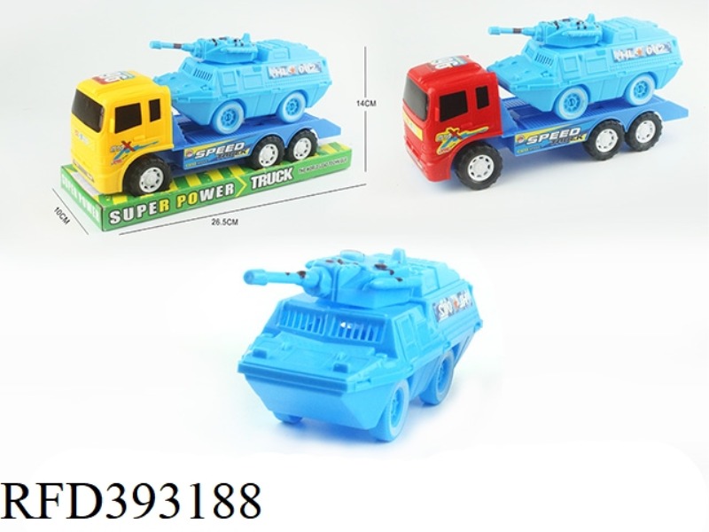 INERTIAL TRAILER LOADED ARMORED VEHICLE