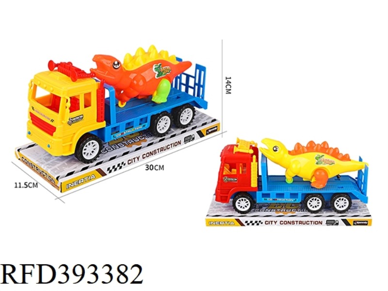 SOLID COLOR INERTIAL ENGINEERING VEHICLE-MOUNTED CABLE DINOSAUR