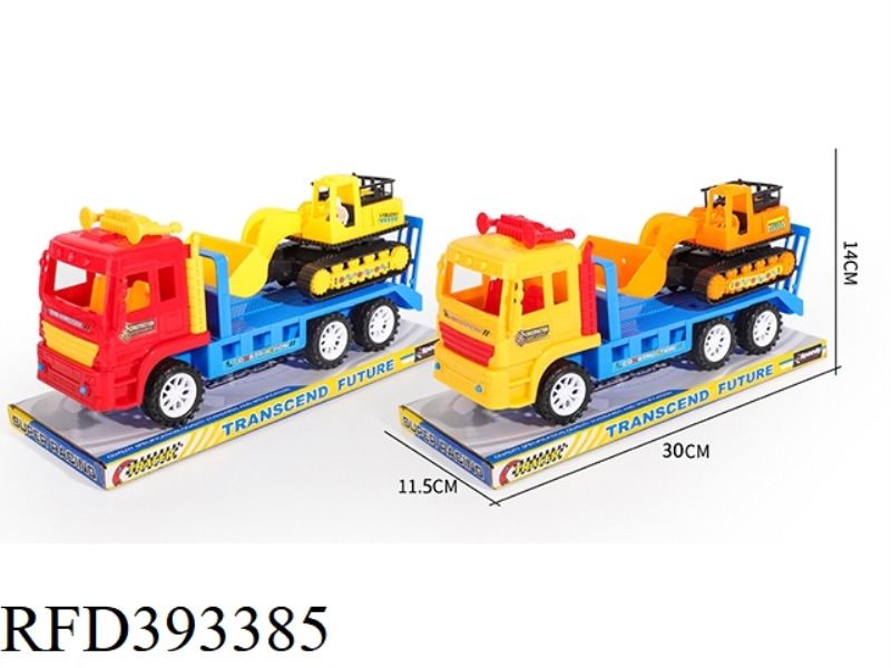 SOLID COLOR INERTIAL ENGINEERING VEHICLE SLIDING BULLDOZER