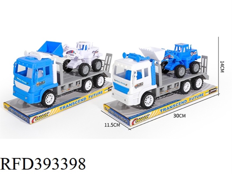 SOLID COLOR INERTIAL POLICE VEHICLE ENGINEERING VEHICLE SLIDING ENGINEERING VEHICLE