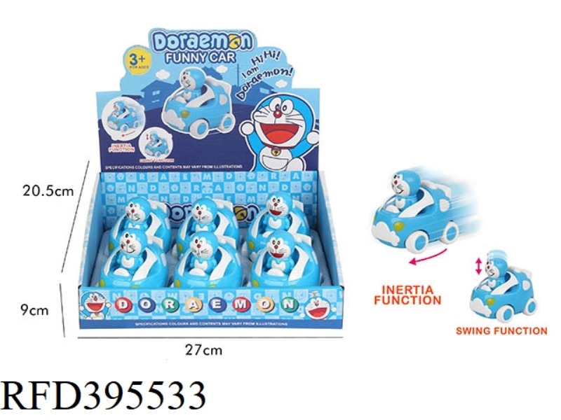 CARTOON FRICTION CAR 6PCS