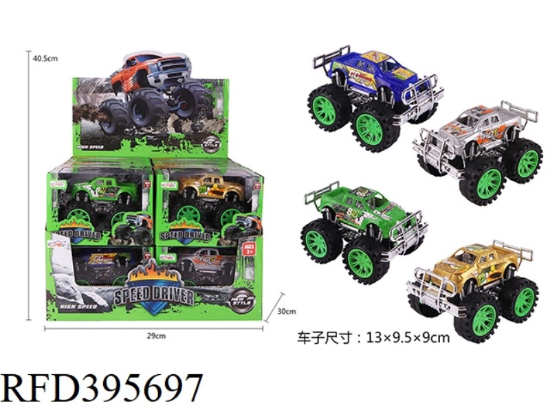 BIG WHEEL INERTIAL OFF-ROAD VEHICLE (12PCS)