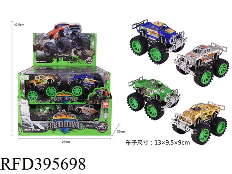 BIG WHEEL INERTIAL OFF-ROAD VEHICLE (6PCS)