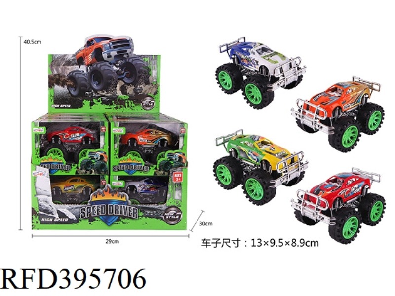 BIG WHEEL INERTIAL OFF-ROAD VEHICLE (12PCS)