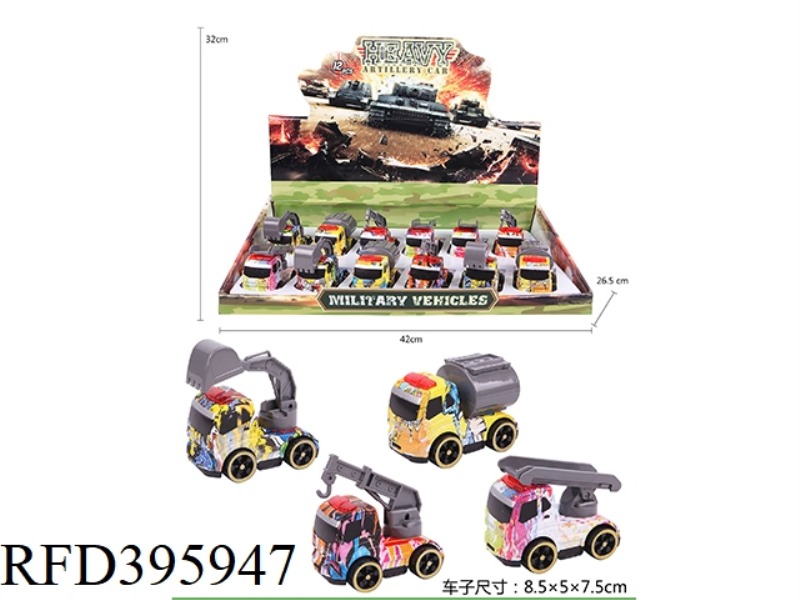 TUYA INERTIAL ENGINEERING VEHICLE (12PCS)