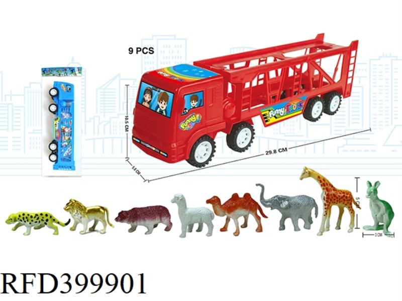 FUN TRUCK WITH 8 ANIMALS