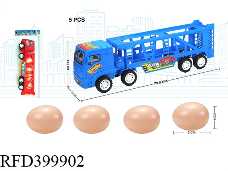 FUN TRUCK WITH 4 EGGS