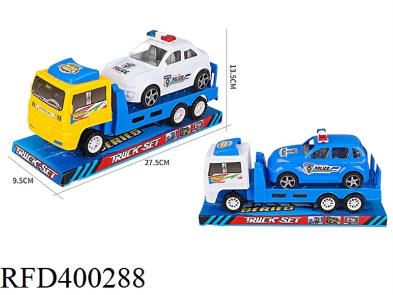 INERTIAL TRAILER LOADED TAXIING POLICE CAR
