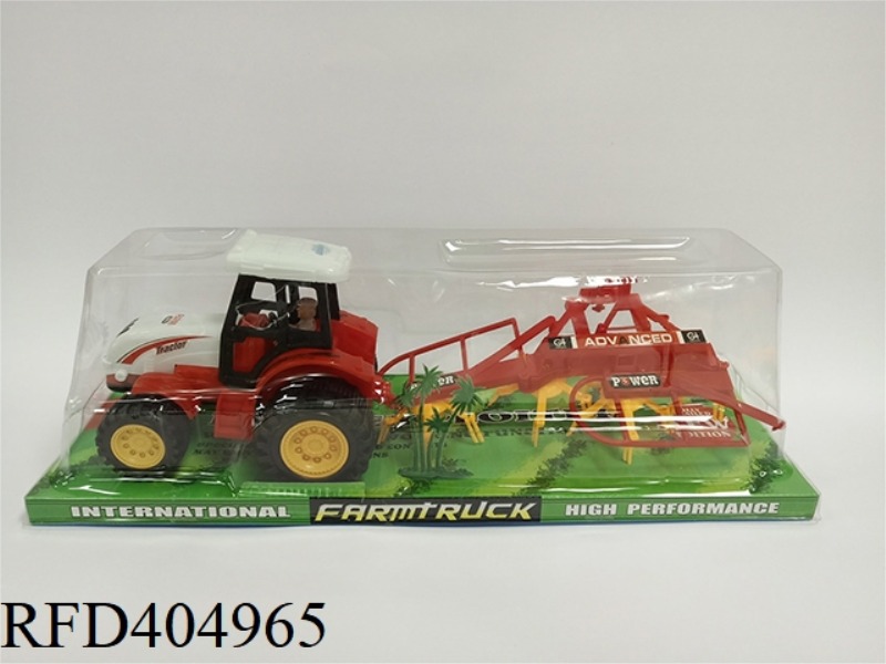 FARMER CART TRACTOR PLOWING MACHINE