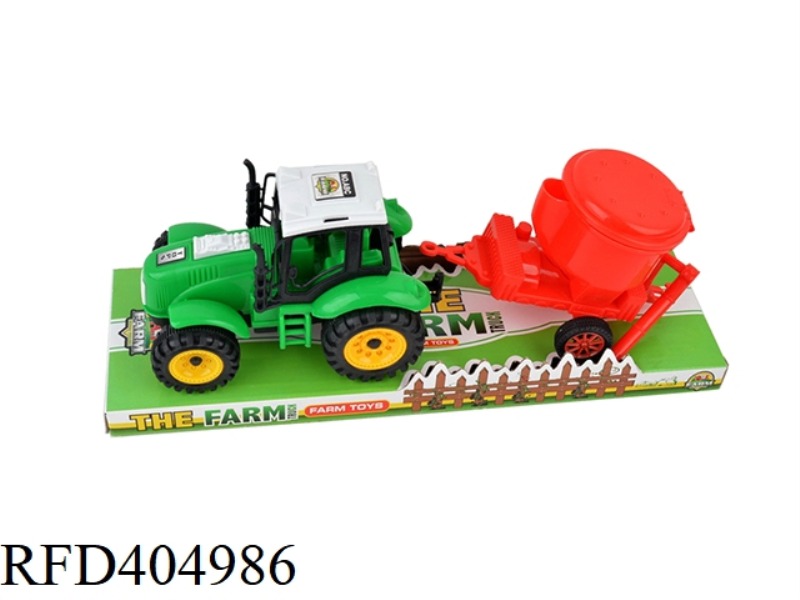 FARMER CAR TOWING RICE FLOUR MACHINE