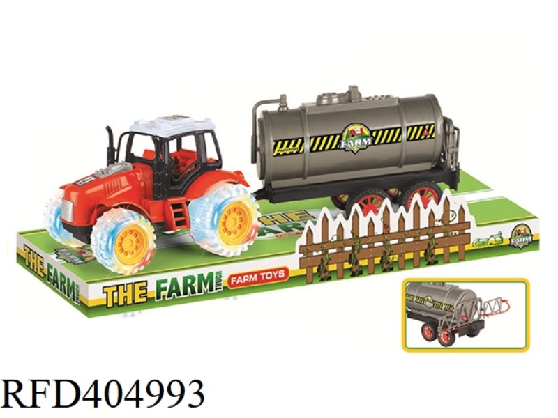 FARMER CAR TOWED WATER TANK WITH FIVE LIGHTS AND MUSIC