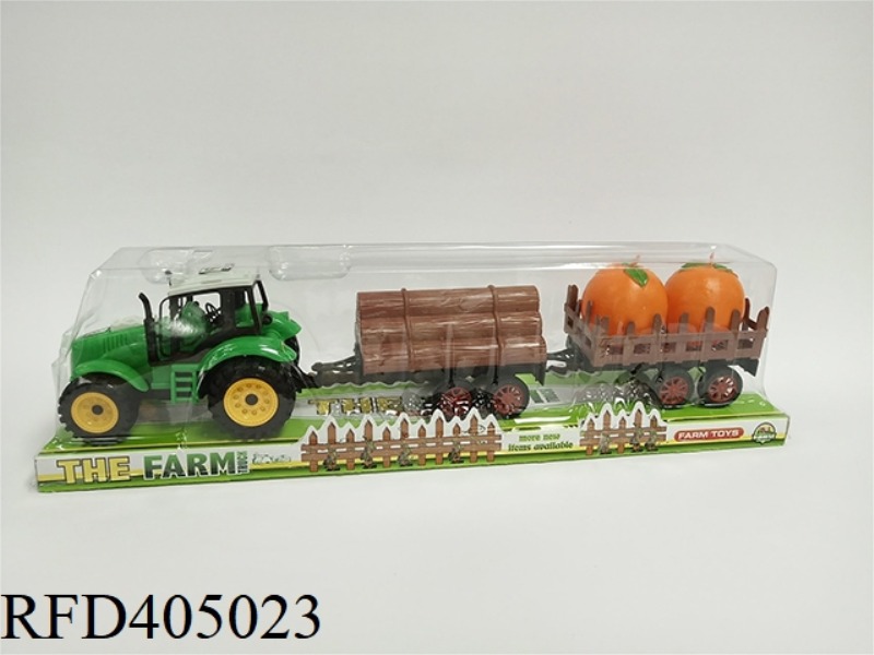 THE FARMER'S CART DRAGS THE CEDAR AND THEN DRAGS THE ORANGES